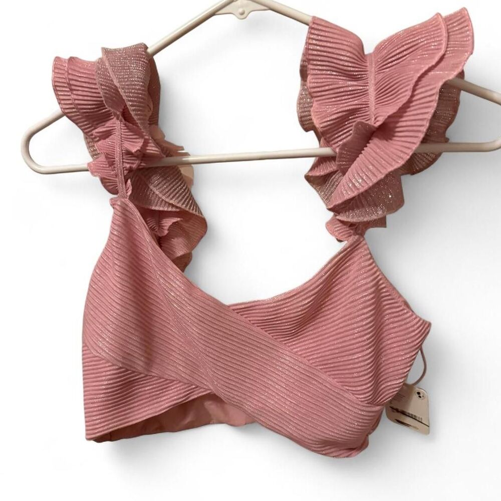 Free-people Women's Pink Crop-top